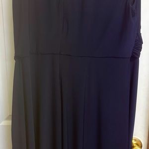 Sleeveless Plus Size Navy Blue Cocktail Dress Great For Party, Wedding, or Event